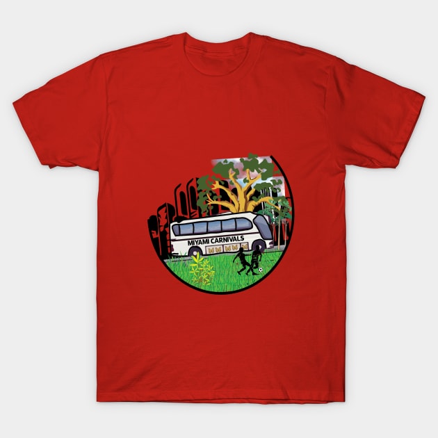 Miami Carnivals T-Shirt by Graph Rhythm Gallery 